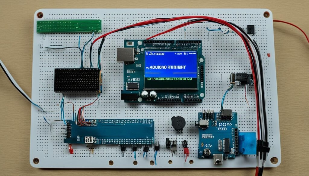 Arduino temperature and humidity monitoring system